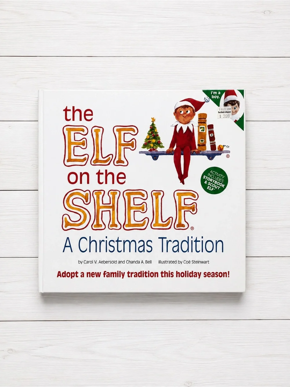 The Elf on the Shelf: A Christmas Tradition - White Cover